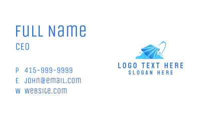 Power Wash Cleaning Business Card Image Preview