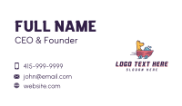 Dog Grooming Bath Business Card Image Preview