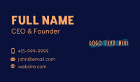 Graffiti Paint Wordmark  Business Card Image Preview