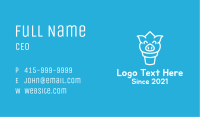 Ice Cream Pig Face Business Card Image Preview