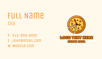 Pizza Time Business Card