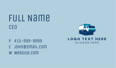 Armored Vehicle Truck Business Card Image Preview