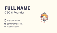 Compass Sunset Beach  Business Card Image Preview