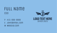 Blue Flask Disc Jockey  Business Card Image Preview
