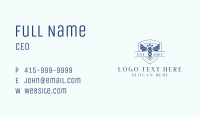 Medical Shield Caduceus Business Card Image Preview