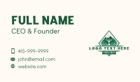 Mountain Forest Adventure Business Card Preview