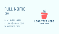 Gift Wrap Box Business Card Image Preview