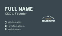 Apparel Hipster Wordmark Business Card Image Preview
