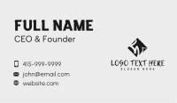 Paint Ink Letter W Business Card Image Preview