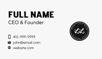 Classic Circle Letter Business Card Image Preview