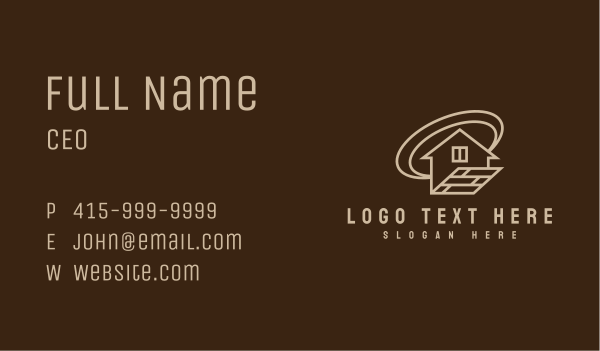 Simple House Carpentry Business Business Card Design Image Preview