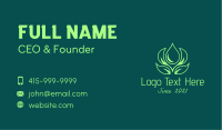Green Natural Oil Business Card Image Preview