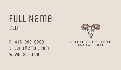 Goat Dairy Farm Business Card Image Preview