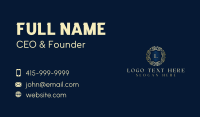 Luxury Ornamental Crest Business Card Preview