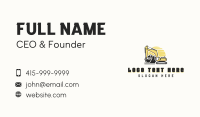 Excavator Heavy Equipment Business Card Image Preview