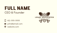 Horticulture Shovel Gardening Business Card Image Preview