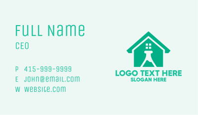 Science Laboratory House Business Card Image Preview