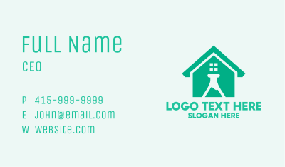 Science Laboratory House Business Card