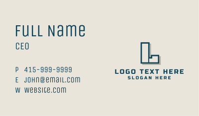 Industrial Business Letter Business Card Image Preview