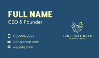 Soaring Royal Eagle Business Card Design