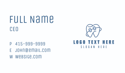 Dental Tooth Dentistry Business Card Image Preview