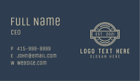 Retro Firm Badge Business Card Image Preview