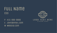 Retro Firm Badge Business Card Image Preview