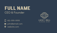 Retro Firm Badge Business Card Image Preview
