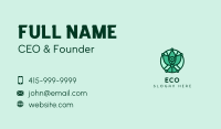 Abstract Eco Emblem Business Card Image Preview