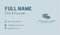 Cargo Delivery Truck Business Card Image Preview