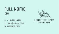 Simple House Wings Business Card Image Preview