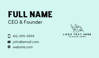 Simple House Wings Business Card Design