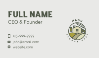 Home Lawn Field Business Card Image Preview