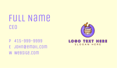 Paint Brush Bucket Handyman Business Card Image Preview