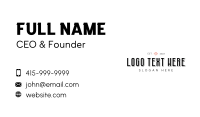 Corporate Professional Wordmark Business Card Image Preview