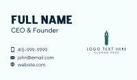 Organic Test Tube Business Card Image Preview