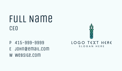Organic Test Tube Business Card Image Preview