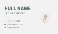 Dotted Emblem Lettermark Business Card Image Preview