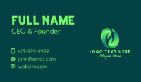 Nature Leaf Hands Business Card Image Preview