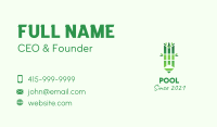 Organic Bamboo Pencil Business Card Image Preview