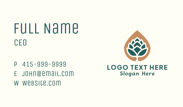 Malt Beer Plant  Business Card Design Image Preview