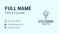 Blue Hot Air Balloon Business Card Image Preview