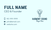 Blue Hot Air Balloon Business Card Image Preview
