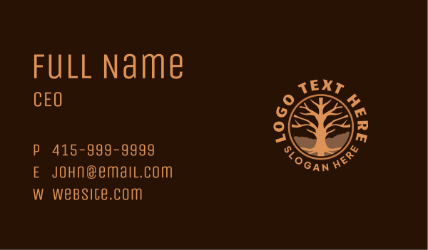  Organic Tree Nature Business Card Design Image Preview