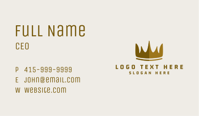 Royal Imperial Crown Business Card Image Preview