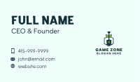 Organic Shovel Landscaping Business Card Image Preview