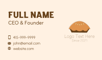 Baked Pie Minimalist Business Card Design