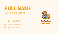 Water Duckling Toy Business Card Image Preview