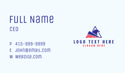 Eagle Express Logistics Business Card Image Preview