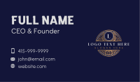 Crest Premium Luxury Business Card Image Preview